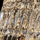 Candelabru Cristal LED cu Telecomanda Regalis, Lungime 58cm, Crom Lucios, Inaltime Reglabila