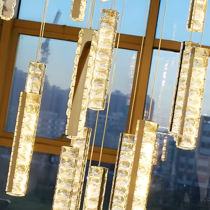 Candelabru Cristal LED 80W Amiri 60Cm