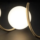 Lustra LOFT Haven, 3x G9, Alb Auriu, Metal, Inaltime Reglabila, Modern Lustre Moderne Default Title Alessandro Design
