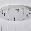 Candelabru Modern LED CM526/18, 51W, Diametru 58.5cm, Inaltime Reglabila, Crom