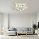 Lustra LED cu telecomanda SAKURA 62W, 5 Petale, lumina Rece/Calda/Neutra, Dimabila, Alb Lustre LED cu Telecomanda Default Title Alessandro Design