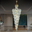 Candelabru Cristal CC8043/600H1800GD, Diametru 60cm, Inaltime 1800cm, Auriu Lucios, Inaltime Reglabila, Design Elegant