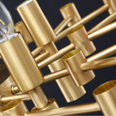 Candelabru Cristal CC850/620GD ,10xE14, 62X45cm, Inaltime Reglabila, Auriu Lucios, Inaltime Reglabila, Design Elegant