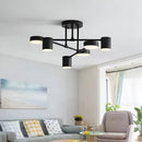 Lustra LED GALIOS 26W, 6 Elemente, lumina Rece/Calda/Neutra, Negru Lustre LED Aplicate Default Title Alessandro Design