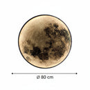 Aplica LED Decorativa cu Telecomanda, Luna 34W Diametru 50CM Lumina Calda Neutra Rece 3000/4000/6000K Lustre LED cu Telecomanda Default Title Alessandro Design