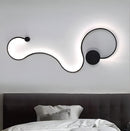 Aplica LED Delilah 36W Decorativa Lumina Rece/Calda/Neutra Metal si SIlicon Negru Aplice de Interior Default Title Alessandro Design