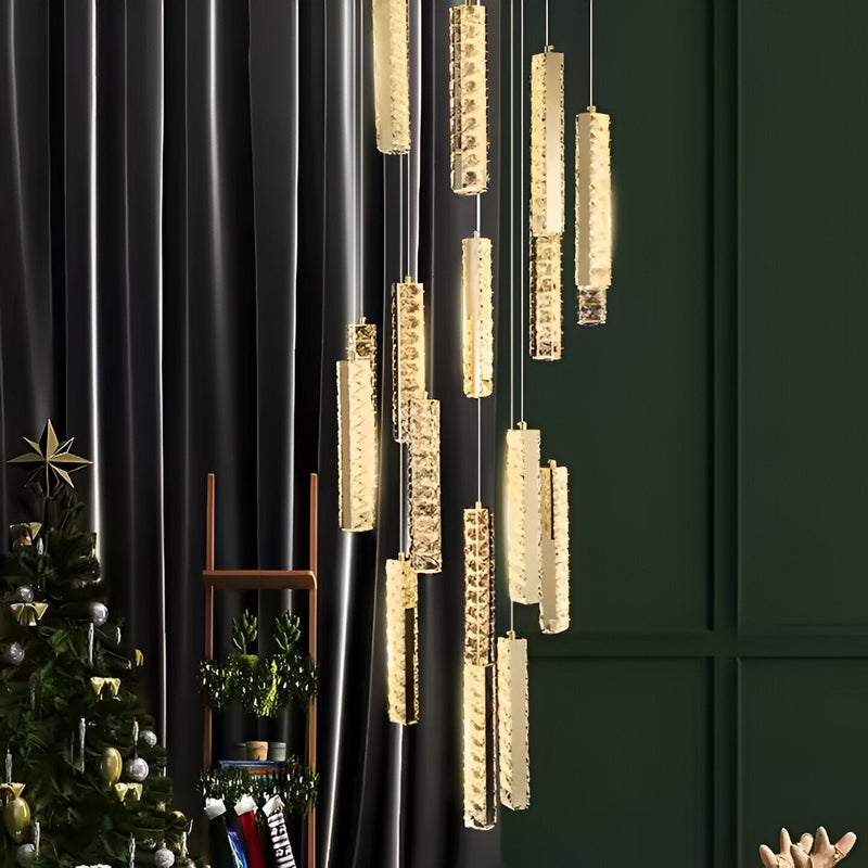 Candelabru Cristal LED 80W Amiri 60Cm