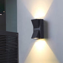 Aplica LED de Exterior si Interior, 6W, 2 Surse x 5W, IP65, ABS, Negru, 3000K, AX100/2BK