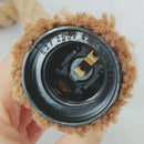 Lustra Vintage LV103/130, 1xE27, Rustic, Sfoara si Metal, 130cm, Suport Negru