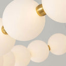 Lustră Suspendată LED Acril Celeste 42W cu Telecomandă, Dimabilă, Lumina Calda/Neutra/Rece 3000K/4000K/6000K, Auriu, Metal și Acril Lustre LED cu Telecomanda Default Title Alessandro Design