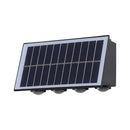 Aplica LED Exterior Solaris, 8 Surse de lumina, Lumina Calda, Negru