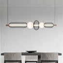 Lustra LED Suspendata LM551/5BK, 28W, Lumina 3000/4000/6000K, Negru, Inaltime Reglabila