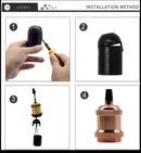 Lustra Antichizata, 1*E27, Metal, Bronz