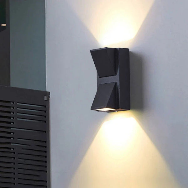 Aplica LED Scarlat Exterior, 6W, Negru, 3000K