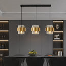Lustra Suspendata LC855/3LGY, 3XE27, Inaltime Reglabila, Sticla si Metal Lustre Clasice Default Title Alessandro Design