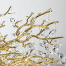 Candelabru Cristal WALTZ Rhapsody, 6x G9, Auriu, 45cm, Inaltime Reglabila, Metal si Cristal Candelabre Cristal Default Title Alessandro Design