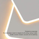 Lustra LED cu telecomanda  FUTURA LUMINA 98W, 2 Patrate, lumina Rece/Calda/Neutra, Dimabila, Alb