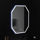 Oglinda LED Poligon, 60X80cm, Hexaluce Senzor MotionGlow Marcello, Sistem Dezaburire, Ceas & Termometru, Dimabila Oglinzi Marcello Default Title Alessandro Design