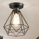 Lustra cu Abajur, GRACIE, Diamant, 1XE27, Negru Lustre Industrial Default Title Alessandro Design