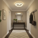 Lustra LED Petito, 21W, Diametru 18cm, Lumina Calda/Neutra/Rece, Alb, Metal si Acril