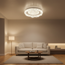 Lustra LED DAIRA Petito, 50W, Diametru 29cm, Lumina Calda/Neutra/Rece, Alb