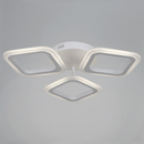 Lustra LED ERIKA 20W, 3 Patrate, lumina Neutra, Alb