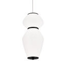Lustra Suspendata LUMA, 33W, Lumina Calda/Rece/Neutra 3000K/4500K/6000K, Diametru 40.5 cm, Inaltime 16.5 cm, Alb, Plexiglas, Metal Lustre LED Default Title Alessandro Design