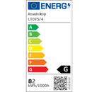 Lustra LED cu telecomanda si cristal NOVA ROTONDA RGB 82W, 4 Cercuri, lumina Rece/Calda/Neutra, Dimabila