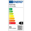 Lustra LED cristal QUADRIS 41W, 2 Patrate, lumina Rece/Calda/Neutra, Negru Lustre LED Cristal Default Title Alessandro Design