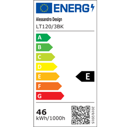 Lustra LED cu telecomanda KILLIAN 46W, 3 Cercuri, lumina Rece/Calda/Neutra, Dimabila, Negru Lustre LED cu Telecomanda Default Title Alessandro Design