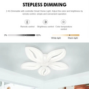 Lustra LED cu telecomanda ORCHID 66W, 5 Petale, lumina Rece/Calda/Neutra, Dimabila, Alb Lustre LED cu Telecomanda Default Title Alessandro Design