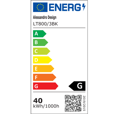 Lustra LED cu telecomanda BETTY 40W, 3 Cercuri, lumina Rece/Calda/Neutra, Dimabila, Negru