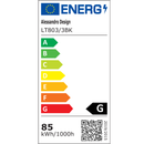 Lustra LED suspendata cu telecomanda CASIANA 85W, 3 Cercuri, lumina Rece/Calda/Neutra, Dimabila, Negru, Inaltime Reglabila Lustre LED cu Telecomanda Default Title Alessandro Design