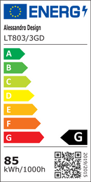 Lustra LED suspendata cu telecomanda ELIZABETH, 85W, 3 Cercuri, lumina Rece/Calda/Neutra, Dimabila, Auriu Lucios, Inaltime Reglabila