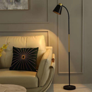 Lampadar TEMIRTAU, 1 x E27, Metal, Negru