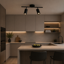 Lustra Clasica Sisimiut, 2xGU10, Metal, Negru