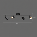 Lustra Clasica Sisimiut, 4xGU10, Metal, Negru