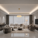 Lustra Cristal MAYON Magno, 60x60cm, 3000K/4000K/6000K, 160W, Metal si Acrilic, Auriu