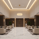 Lustra Cristal MAYON Magno, 60x60cm, 3000K/4000K/6000K, 160W, Metal si Acrilic, Auriu