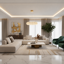 Lustra Cristal MAYON Supremo, 80x80cm, 3000K/4000K/6000K, 210W, Metal si Acrilic, Auriu