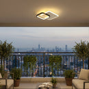 Lustra LED MARCELO 30W, lumina Rece/Calda/Neutra Alb Negru