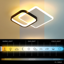 Lustra LED MARCELO 30W, lumina Rece/Calda/Neutra Alb Negru