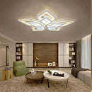 Lustra LED cu telecomanda DALIA 170W, 5 Petale, lumina Rece/Calda/Neutra, Dimabila, Alb Lustre LED cu Telecomanda Default Title Alessandro Design