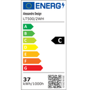 Lustra LED cu telecomanda LANDYN 37W, 2 Patrate, lumina Rece/Calda/Neutra, Dimabila, Alb Lustre LED cu Telecomanda Default Title Alessandro Design