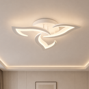 Lustra LED cu telecomanda LOTUS 32W, 3 Petale, lumina Rece/Calda/Neutra, Dimabila, Alb