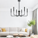 Lustra Metalic AVANT, tip Pendul cu brate, D63 cm Rotunda, 6xE14, Negru Lustre Industrial Default Title Alessandro Design