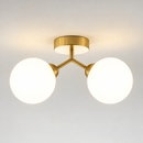 Lustra Moderna ORBS, 31cm, 2xG9, Globuri, Auriu