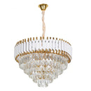 Candelabru Cristal VERSAILLES Magno 8x E14, Diametru 60cm, Auriu Lucios si Alb, Inaltime Reglabila Candelabre Cristal Default Title Alessandro Design