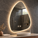 Oglinda LED Organica 60x80cm, Lumina Rece, Sistem Dezaburire, Dimabila