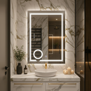 Oglinda LED Rectangulara, 50x70cm, CANTO Touch, Sistem Dezaburire, Dimabila